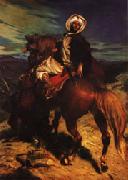 Alfred Dehodencq The Farewell of King Boabdil at Granada Spain oil painting artist